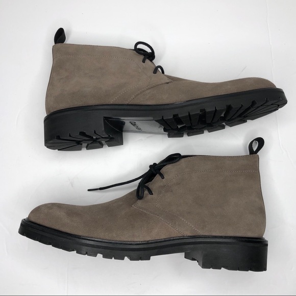 Calvin Klein Mens Ultan Suede Tan Chukka Boot - Picture 4 of 8